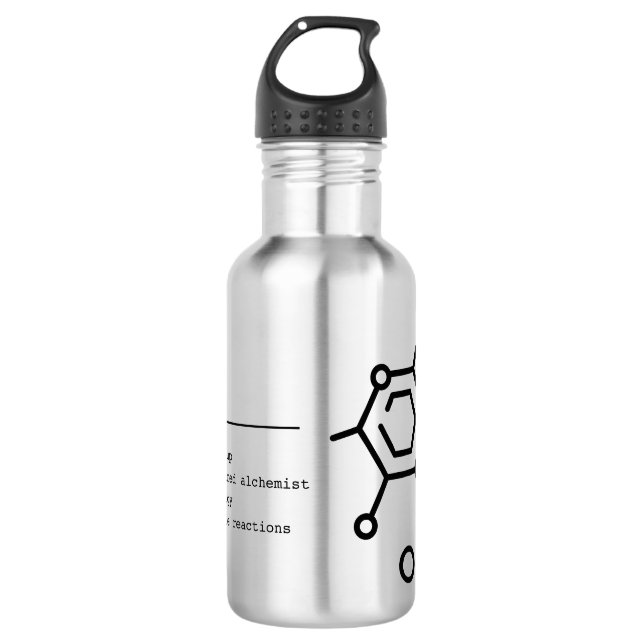 Ich bin Chemist Edelstahlflasche (Vorderseite)