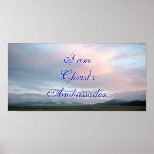 Ich bin Christ Botschafterposter Poster