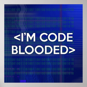 ICH BIN CODE-SÜCHTIG POSTER