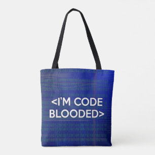 ICH BIN CODE-SÜCHTIG TASCHE
