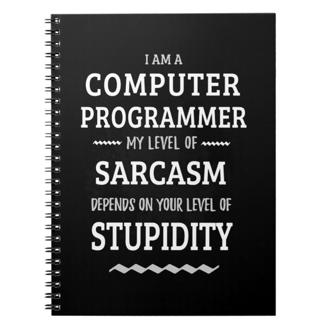 Ich bin Computerprogrammiererin Notizblock (Vorderseite)