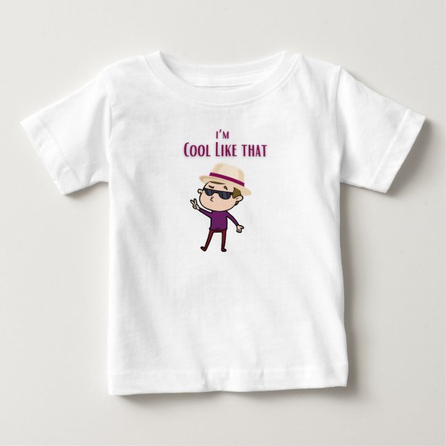 Ich bin cool wie Pop T - Shirt (Vorderseite)