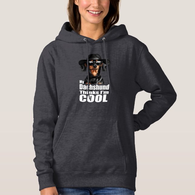 Ich bin Coole Dackel Hoodie (Vorderseite)
