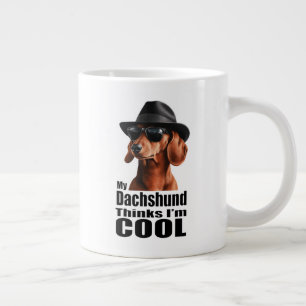 Ich bin Coole Dackel Jumbo-Tasse