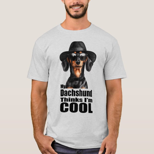 Ich bin Coole Dackel T-Shirt (Vorderseite)