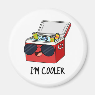 Ich bin Cooler Funny Ice Cooler Box Pun Magnet