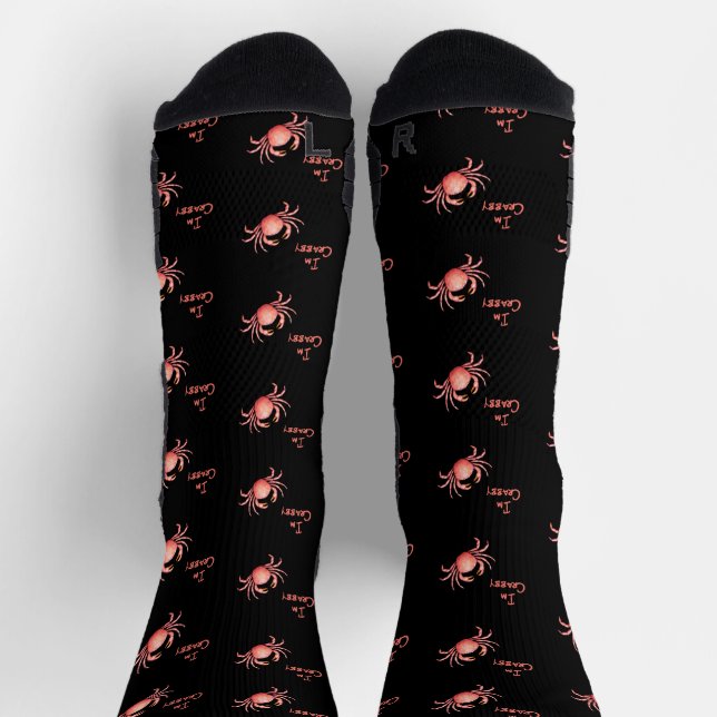 Ich bin Crabby-Multiprint-Socken Socken (Oben)