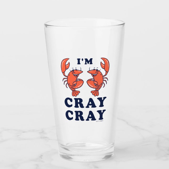 Ich bin Cray Cray Glas (Vorderseite)