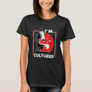 Ich bin Cultured Microscope Science Labrador Micro T-Shirt