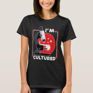 Ich bin Cultured Microscope Science Labrador Micro T-Shirt