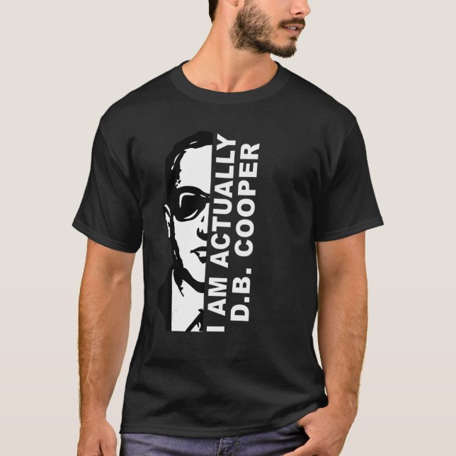Ich bin D B Cooper T-Shirt (Vorderseite)