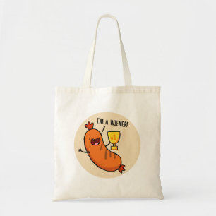 Ich bin Dackel Hotdog Pun Tote Bag Tragetasche