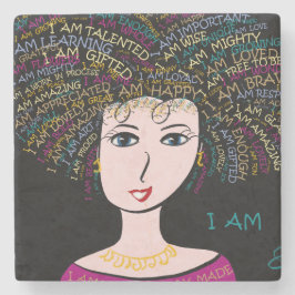 "ICH BIN" DAME STEINUNTERSETZER