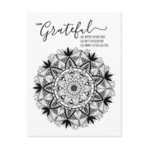 Ich BIN dankbar Affirmation and Intention Mandala