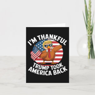 Ich bin dankbar, dass Trump Amerika mit dem Sieg g Karte