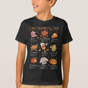 Ich bin dankbar für - Bibelvers Christliches Ernte T-Shirt