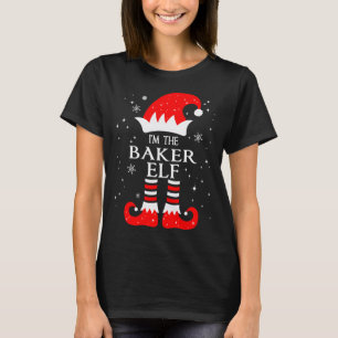 Ich bin das Bäcker-Elfe passend zur Familie Gruppe T-Shirt