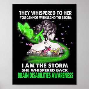 Ich bin das Bewusstsein für die gestürmten Gehirns Poster