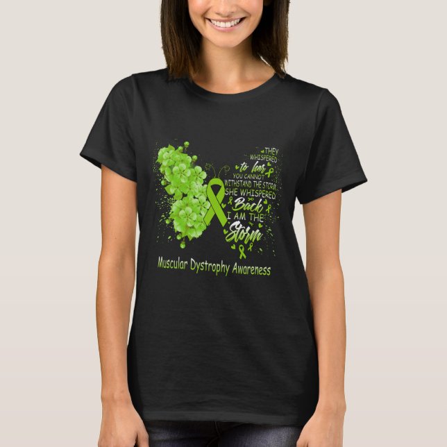 Ich bin das Bewusstsein für die Muskeldystrophie d T-Shirt (Vorderseite)