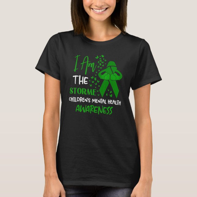 Ich bin das Bewusstsein für die psychische Gesundh T-Shirt (Vorderseite)