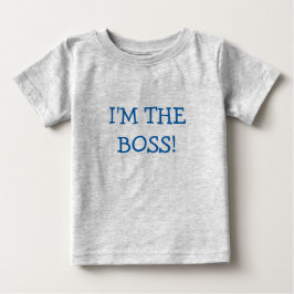 Ich bin das Boss-Baby-Hemd Baby T-shirt