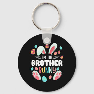 Ich bin das Bruder Bunny passende Familien-Osterpa Schlüsselanhänger