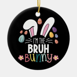 Ich bin das Bruh-Bunny-Oster-Matching Keramik Ornament