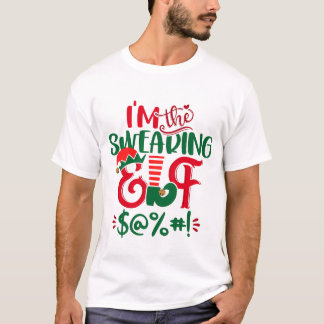 Ich bin das fluchende Elf Weihnachten T-Shirt
