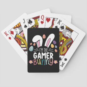 Ich bin das Gamer Bunny Gaming Osterpassende Spielkarten
