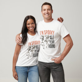 Ich bin das ganze Jahr lang gespannt - Halloween T-Shirt