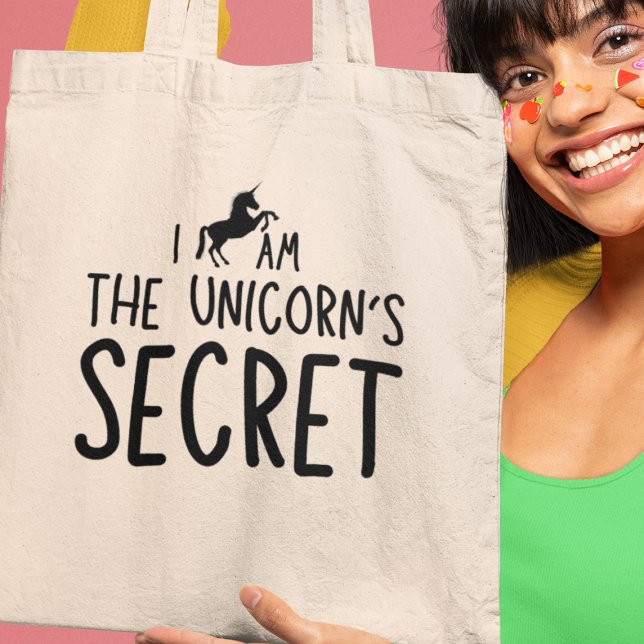 Ich bin das Geheimnis des Einhorns, ein geheimnisv Tragetasche ( Make your style as unique as a unicorn – grab your tote today and let your individuality shine!)