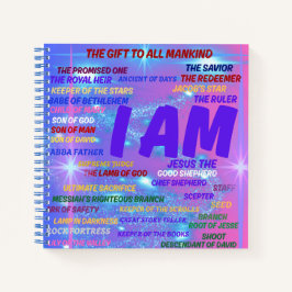 Ich bin das Geschenk an alle Menschen SpiralNotebo Notizbuch