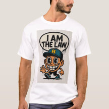 Ich bin das Gesetz Grafik T-Shirt