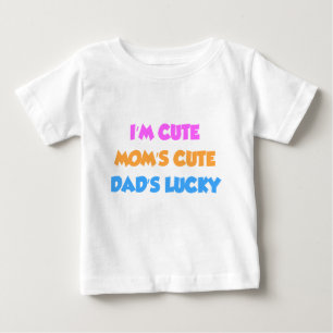 Ich bin das Glück des Niedlichen Vaters der Niedli Baby T-shirt