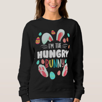 Ich bin das Hungry Bunny Matching Family Osterfest Sweatshirt