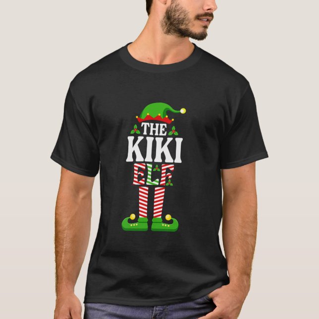 Ich bin das Kiki Elf Shirt Funny Christmas Family  (Vorderseite)