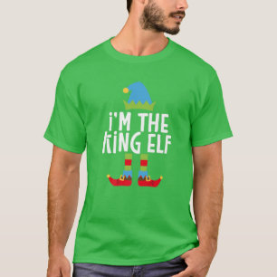 Ich bin das König-Elch-Passende-Christmasks-Kostüm T-Shirt