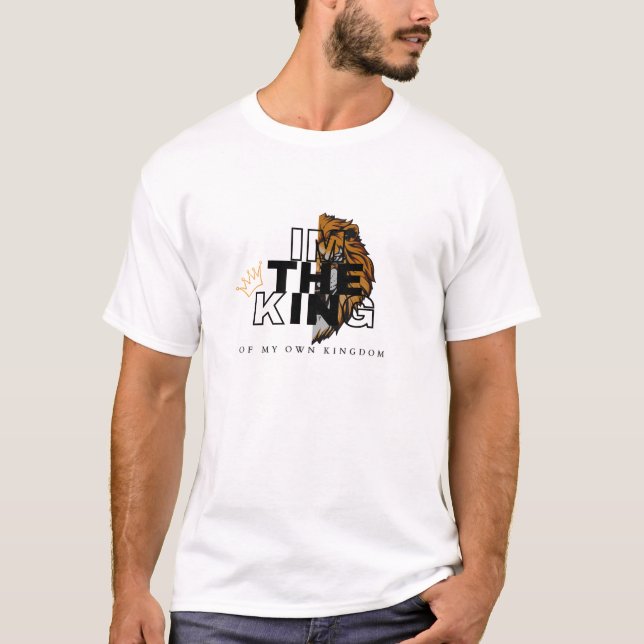 ICH BIN DAS KÖNIG-TSHIRT-DESIGN T-Shirt (Vorderseite)