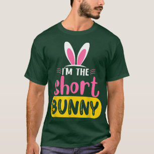 Ich bin das kurze Häschen Kaninchen Ohren Ei Lusti T-Shirt