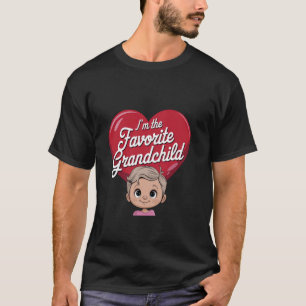 Ich bin das Lieblingsenkelkind Lustiges Design von T-Shirt