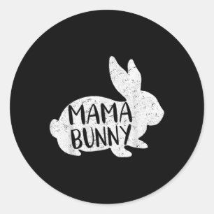Ich bin das Mimi-Bunny Ostern Lustiges Ostern Mutt Runder Aufkleber