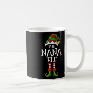 Ich bin das Nana-Elfen-Passende-Weihnachtskostüm Kaffeetasse