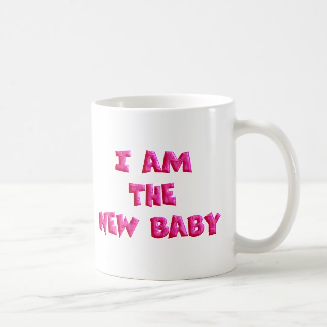 Ich bin das neue Baby Kaffeetasse (Rechts)