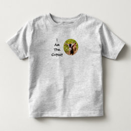 Ich bin das Niedlichste Kind (Foto der Babyziege) Kleinkind T-shirt