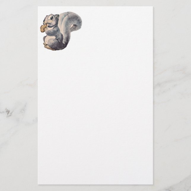 Ich bin das Nuts stationäre Eichhörnchen Briefpapier (Vorderseite)