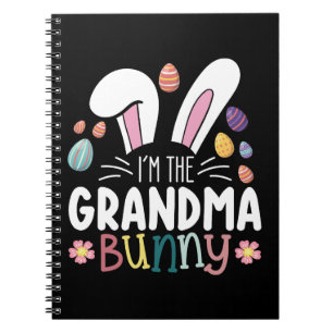 Ich bin das Oma-Häschen-Ostern Familien-Matching Notizblock