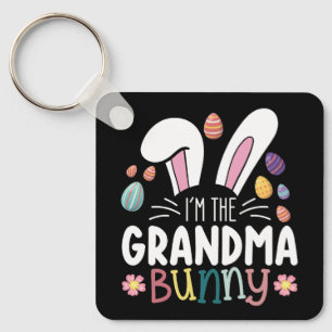 Ich bin das Oma-Häschen-Ostern familien Matching Schlüsselanhänger