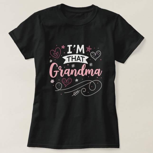 Ich bin das Oma T-Shirt (Design vorne)