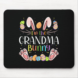 Ich bin das Osterfest-Party der Großmutter-Bunny M Mousepad