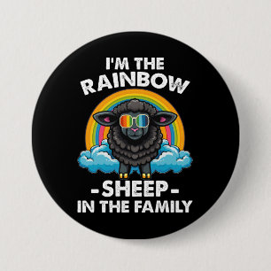 Ich bin das Regenbogenschaf in der Familie Stolzmo Button